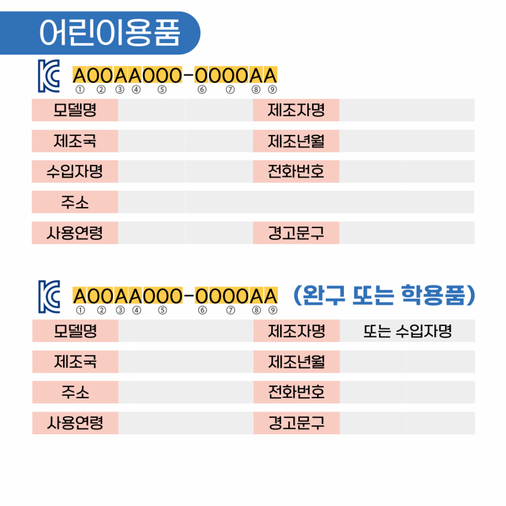 KC인증라벨_표시사항_어린이용품_변경이미지